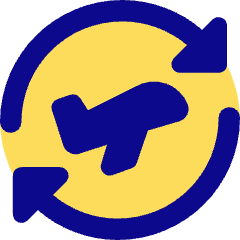 Airport Plane Transit Icon from Core Pop Set
