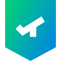 Airport Security Icon from Sharp Gradient Set