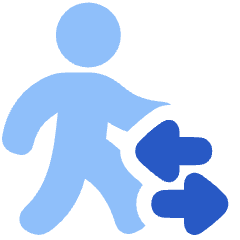 Airport Transfer Icon from Plump Flat Set