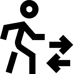 Airport Transfer Icon from Sharp Line Set