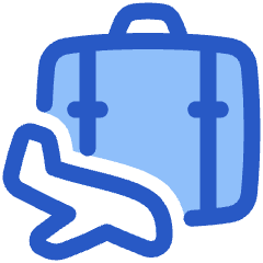 Baggage Airplane Icon from Plump Duo Set