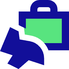 Baggage Airplane Icon from Sharp Pop Set