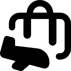 Baggage Airplane Icon from Core Remix Set