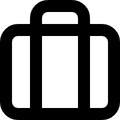 Baggage Icon from Micro Line Set