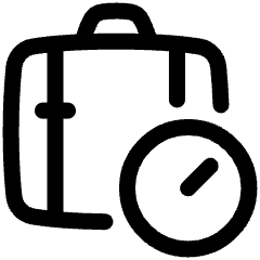 Baggage Scale Icon from Plump Line Set