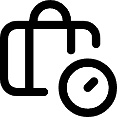 Baggage Scale Icon from Core Line Set