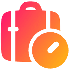 Baggage Scale Icon from Plump Gradient Set
