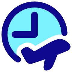 Departure Time Icon from Plump Pop Set
