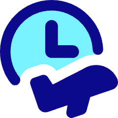 Departure Time Icon from Core Pop Set