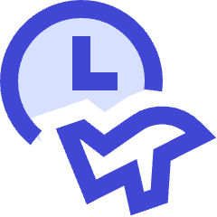 Departure Time Icon from Sharp Duo Set