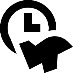 Departure Time Icon from Sharp Remix Set