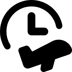 Departure Time Icon from Core Remix Set