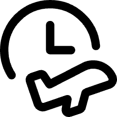 Departure Time Icon from Core Line Set