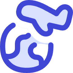 Earth Airplane Icon from Flex Duo Set