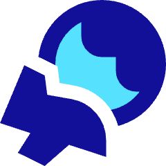 Earth Airplane Icon from Sharp Pop Set