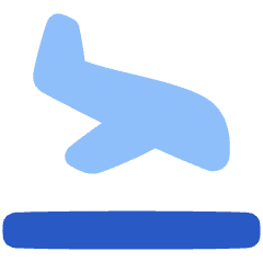 Landing Icon from Plump Flat Set