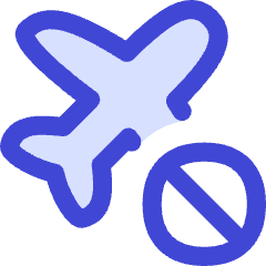 No Flight Airport 1 Icon from Flex Duo Set
