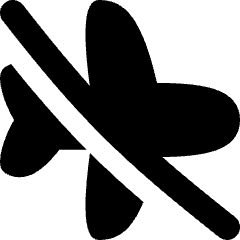 No Flight Airport 2 Icon from Flex Solid Set