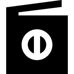 Passport Icon from Sharp Solid Set