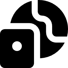 Passport Globe Icon from Core Solid Set
