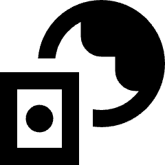 Passport Globe Icon from Sharp Remix Set