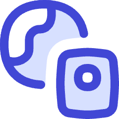 Passport Globe Icon from Flex Duo Set