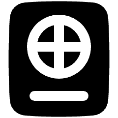 Passport Icon from Plump Solid Set