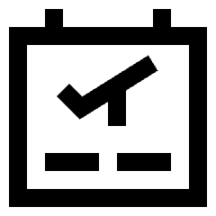 Plane Flight Board Icon from Sharp Line Set