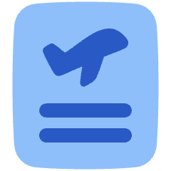 Plane Flight Board Icon from Plump Flat Set