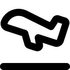 Plane Take Off Icon from Micro Line Set