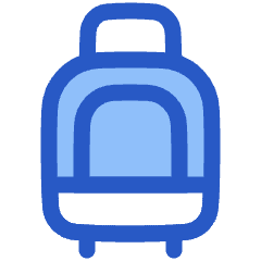 Suitcase Rolling Icon from Plump Duo Set