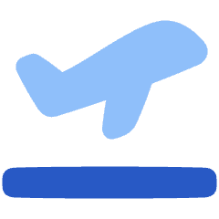 Take Off Icon from Plump Flat Set