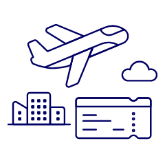 Takeoff Ticket Illustration from UX Line Set