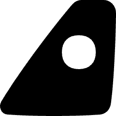 Travel Airlines Icon from Flex Solid Set