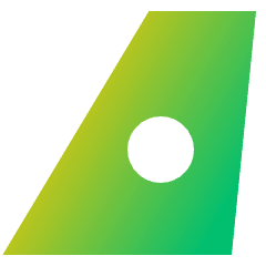 Travel Airlines Icon from Sharp Gradient Set
