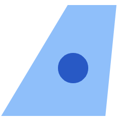 Travel Airlines Icon from Sharp Flat Set