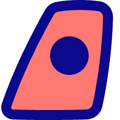 Travel Airlines Icon from Plump Pop Set