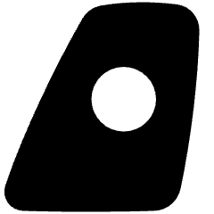 Travel Airlines Icon from Plump Solid Set