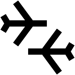 Travel Connecting Airports Icon from Sharp Line Set