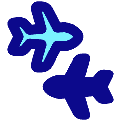Travel Connecting Airports Icon from Plump Pop Set