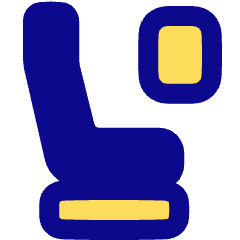 Travel Flight Class Icon from Plump Pop Set