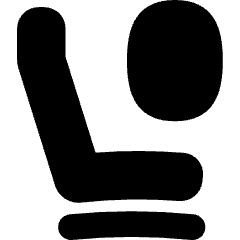 Travel Flight Class Icon from Flex Solid Set
