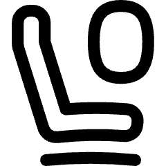 Travel Flight Class Icon from Flex Line Set