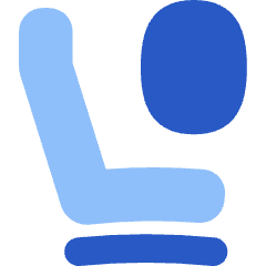 Travel Flight Class Icon from Flex Flat Set