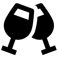 Drink Cheers Party Icon from Nova Solid Set