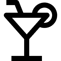 Drink Mixer Glass Wedge Lime Triangle Icon from Nova Line Icons Set