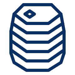 Barrel Icon from Cyber Line Set