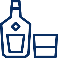 Bottle Glass Icon from Cyber Line Set