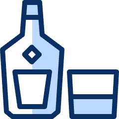 Bottle Glass Icon from Cyber Duotone Set