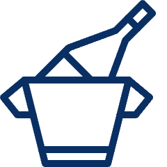 Champagne Bottle Chill Icon from Cyber Line Set